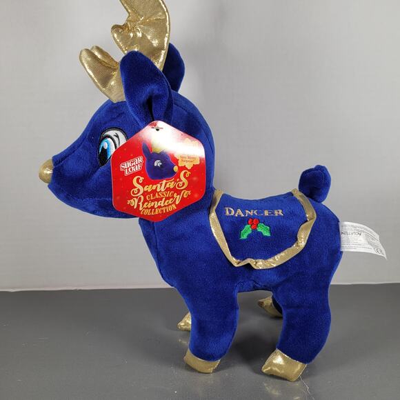 Reindeer Plush Lot of 3 Kellytoy Dancer 2017, Dasher 2015 Plush Stuffed Animals - Picture 3 of 16